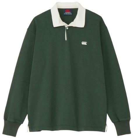 カンタベリー ラガーシャツ 長袖 襟付 メンズ canterbury ロング