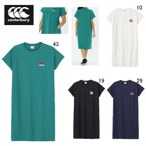 レディス 半袖 カンタベリー CANTERBURY ウィメンズ ヘビーティ ワンピース ラグビー ウェア スポーツ カジュアル 婦人服 2025春夏 NEW セール WA325205