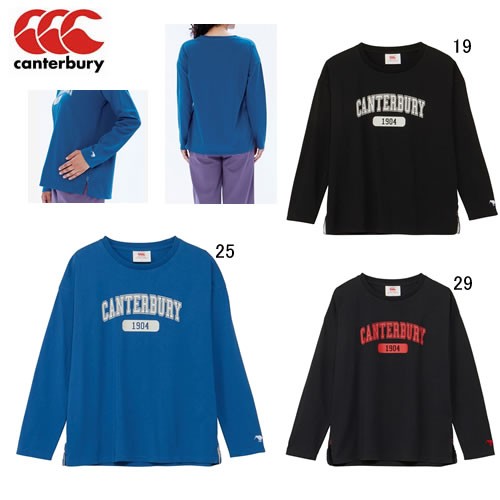 レディス 長袖 Tシャツ カンタベリー CANTERBURY ロングスリーブ ティ