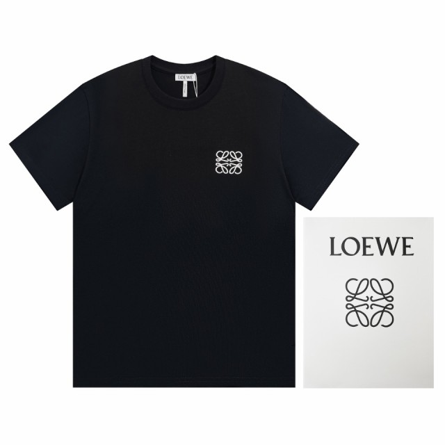 LOEWE ロエベ 無地刺繍ロゴ Tシャツ半袖 並行輸入品の通販はau PAY 