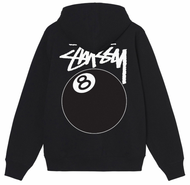 STUSSY ステューシー 8 BALL ZIP HOOD 1974735[full zip hooded sweat