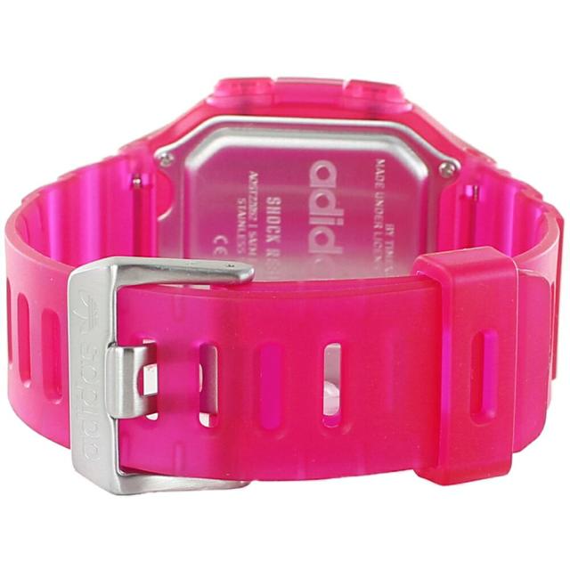 アディダス ペアウォッチ デジタル 腕時計 ピンク スケルトン アディダス ペアウォッチ デジタル 腕時計 手表 スケルトン