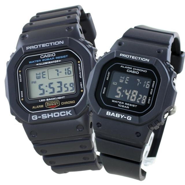 カシオ ペア ウォッチ 腕時計 手表 Gショック ペア メンズ 父の日 レディース 母の日 G-SHOCK Gショック Baby-G ベビーG セット デジタル 記念日 プレゼント ブラック　成人 卒業 入学_1