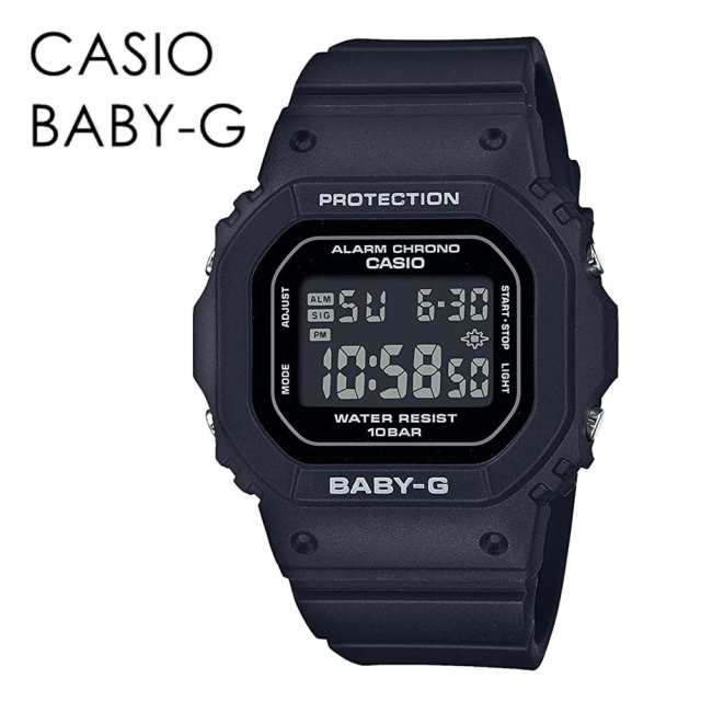 国内正規品 カシオ Baby-G ベビーG 時計 レディース 腕時計 手表 デジタル 多機能 ブラック 20気圧防水 BGD-565-1JF 誕生日プレゼント ク