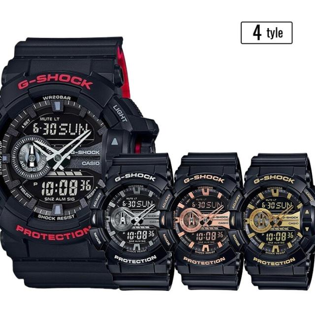 【選べる４モデル】【訳ありボックス アウトレット】CASIO G-SHOCK Gショック ジーショック カシオ 時計 メンズ 腕時計 手表 タフネス 耐衝撃構造 アナデジ GA-400シリーズ 海外モデル 誕生日プレゼント　成人 卒業 入学
