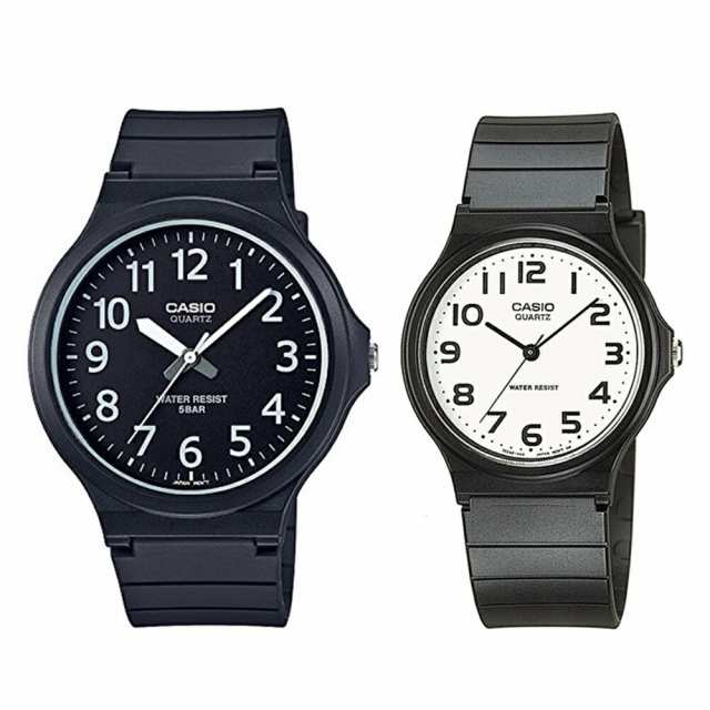 【時計収納ケース付き！】【国内正規品】CASIO カシオ 腕時計 手表 ペアウォッチ メンズ レディース チープカシオ チプカシ レトロ シンプル アナログ ブラック 黒 白 MW-240-1BJHMQ-24-7B2LLJH お洒落 記念日 卒業 入学 お祝いの通販は 6,500円