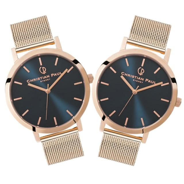 クリスチャンポール ペアウォッチ カップル 10代 20代 旅行 レザー 腕時計 クリスマスプレゼント