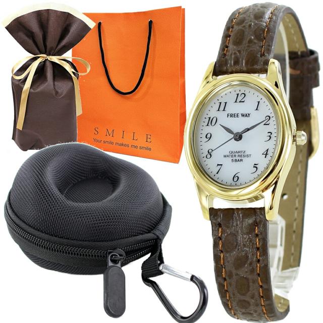 ラッピング済 ギフトセット 女性 シチズン Q&Q ソーラー 腕時計 手表