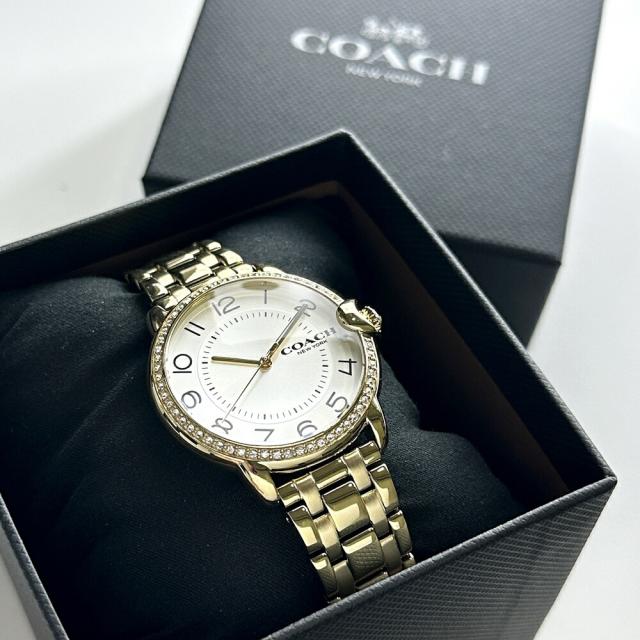 コーチ 腕時計 手表 レディース ブランド ブレスレット 時計 結婚記念日 プレゼント 誕生日 ポイント消化 コーチ 腕時計 手表 レディース ブランド シルバー ブレスレット 時計