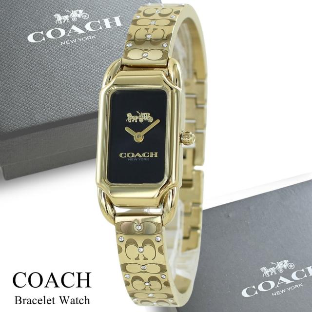 COACH ゴールド アナログ時計 腕時計 レディース コーチ 腕時計 手表 レディース ケイディ ブランド ゴールド
