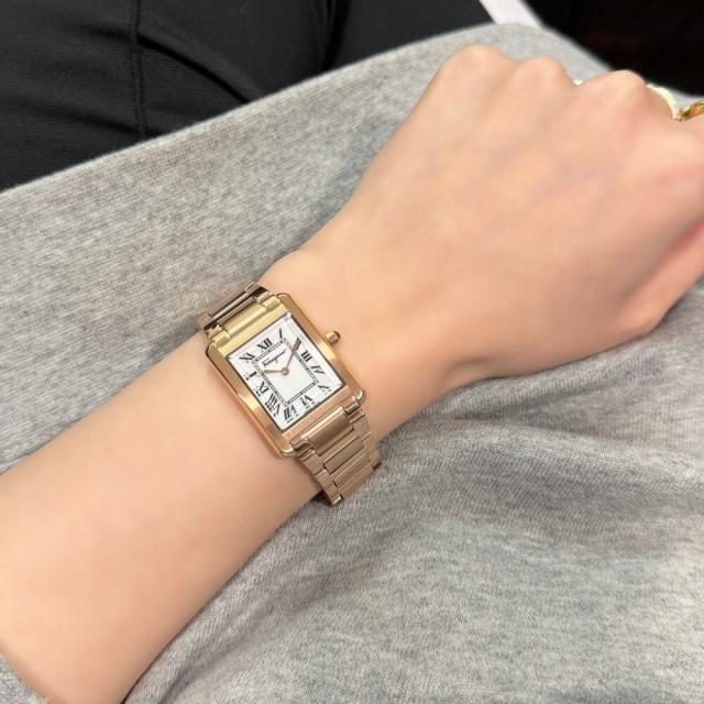 フェラガモ 腕時計 レディース ユニセックス スクエア ローズゴールド