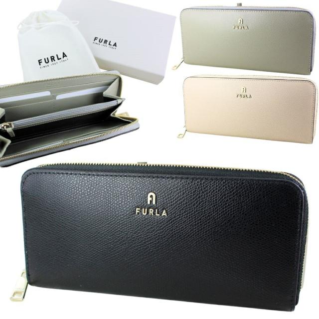 フルラ 長財布 レディース 母の日 ブランド 財布 小銭入れ カメリア ラウンドファスナー おしゃれ かわいい ベージュ グレー ブラック 誕生日プレゼント 女性 妻 母 女友達 プレゼント 記念日 ギフト ランキング お祝い クリスマスプレゼント