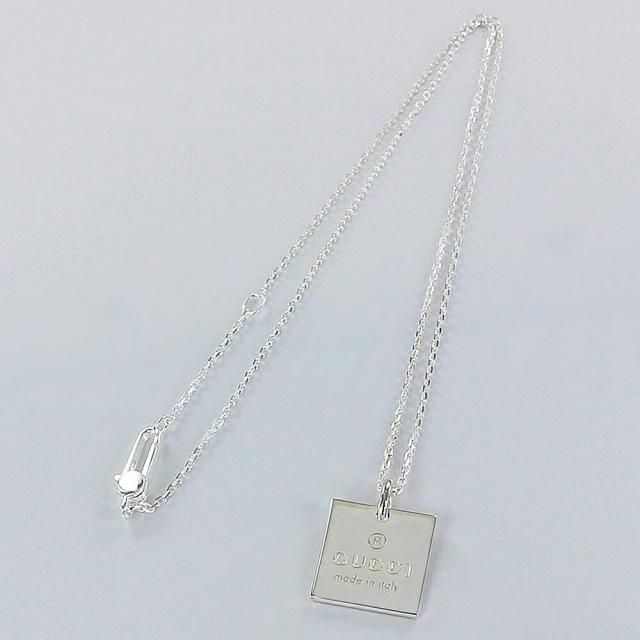 GUCCI グッチ　ベネチアン　スクエアチェーン　SV925 シンプル 40cm GUCCI グッチ ベネチアン スクエアチェーン SV925 シンプル 40cm GUCCI