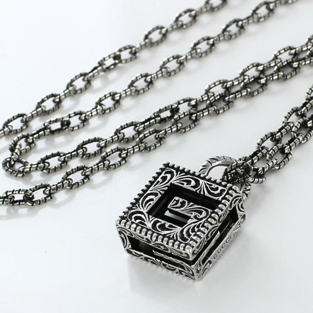 グッチ GUCCI ネックレス スクエアGキューブ 在庫 処分