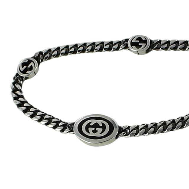 GUCCI グッチ ブレスレット メンズ レディース ユニセックス チェーンブレスレット シルバー925 おしゃれ インターロッキングG ブランドアクセサリー 誕生日 結婚式 結婚記念日 プレゼント 夫 妻 彼氏 彼女 ギフト シルバーアクセサリー クリスマス プレゼント_3