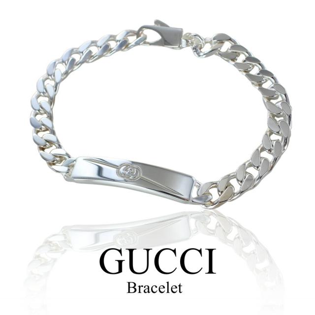 GUCCI グッチ ブレスレット インターロッキングG シルバー 925 