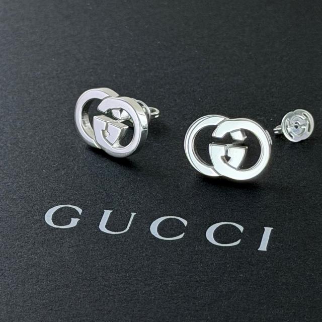 GUCCI ピアス　ネックレス　セット　インターロッキング ラッピング済 ギフトセット グッチ ピアス インターロッキングG
