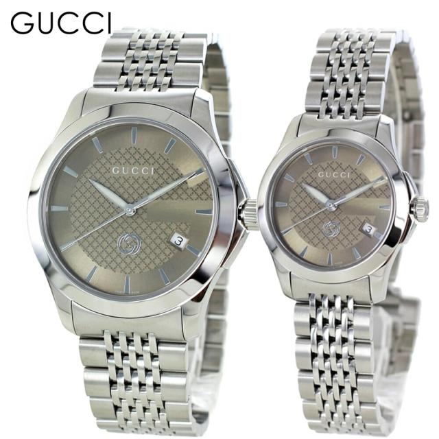 ペアウォッチ 婚約 結婚祝い 結婚記念日 プレゼント グッチ 腕時計 手表 夫婦 高級 GUCCI 時計 Gタイムレス メンズ レディース カップル ペア ギフト 贈り物 卒業 入学 お祝いの通販は