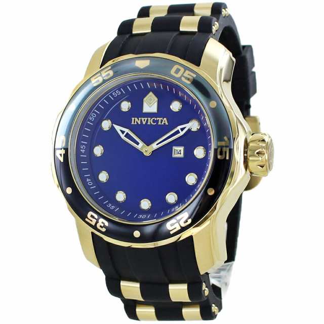 インビクタ 文字盤 大きい 腕時計 メンズ invicta プロダイバー 青文字盤 時計 ラバーベルト インヴィクタ おしゃれ ブランド 男性 プレの通販は