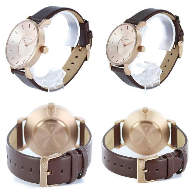 クラス14 時計 メンズ レディース ユニセックス ペアウォッチ Volare ローズゴールド ブラウン 最高級レザー 42mm 36mm VO14RG002MVO14RG002W カップル 男女 ペアセット 誕生日ギフト 記念日　成人 卒業 入学_1