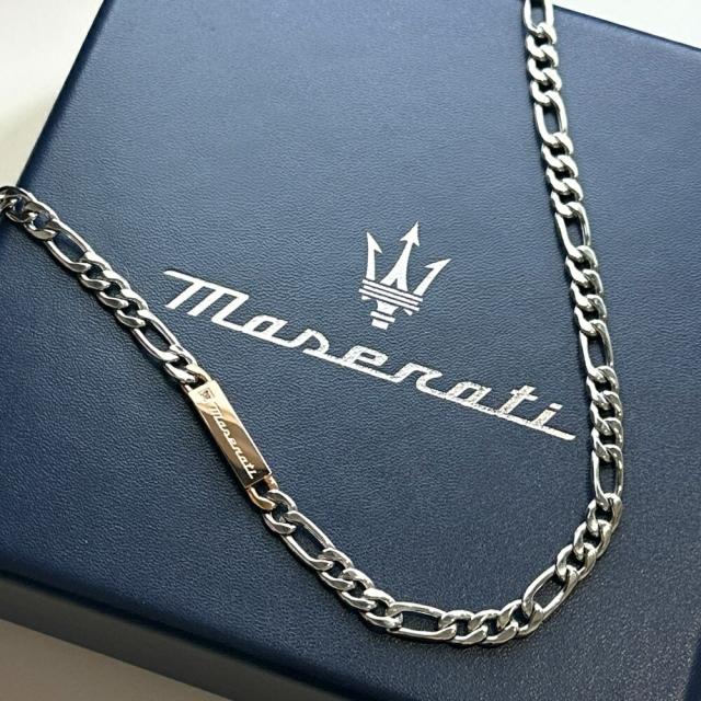 正規品 純正ショッパー付き ペアネックレス マセラティ おしゃれ 正規品 純正ショッパー付き ペアネックレス マセラティ チェーン