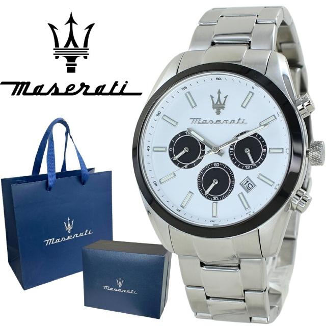 MASERATI マセラティ メンズ 腕時計 リストウォッチ R8853100022 シルバー/ブルー 海外限定 時計 当店1年保証 最安値挑戦中！
