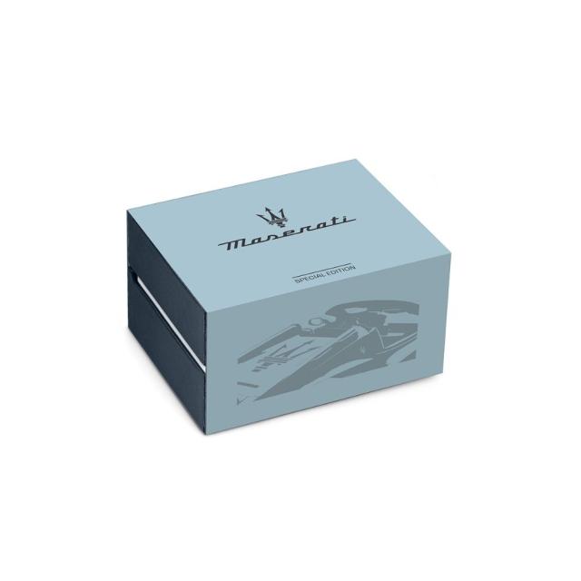 MASERATI 正規品 マセラティ 腕時計 防水ベロチタ クロノ アイスブルー ガンメタル メンズ ステンレス クオーツ ウォッチ 誕生日 就職祝い 男性 ギフト プレゼント 成人 卒業 入学_6