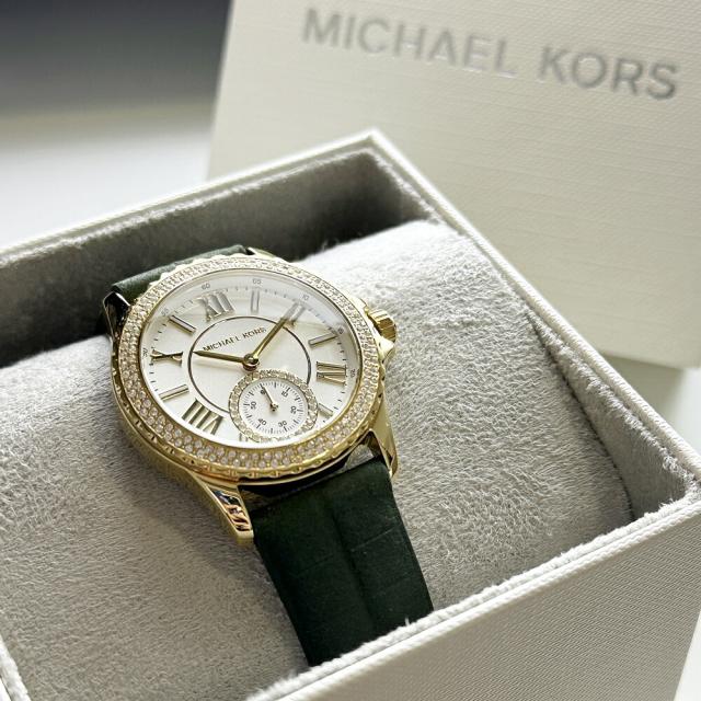 マイケルコース Michael Kors 腕時計 おしゃれ 限定 レア 激安 Ladies Janelle Watchクロノグラフ MK7110 マイケルコース 腕時計 手表 レディース きれい キラキラ 革ベルト