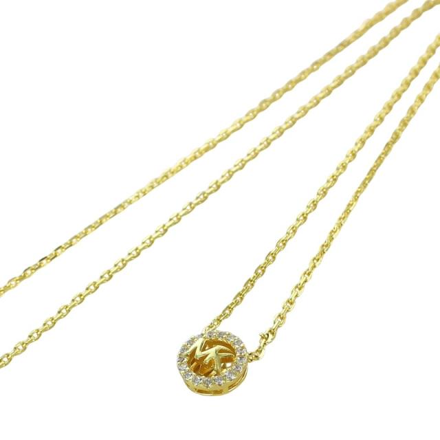 マイケルコース ネックレス レディース スターリングシルバー925 ゴールド 可愛い アクセ おしゃれ シンプル MKロゴ サークル ペンダント キュービックジルコニア ブランド アクセサリー 女性 誕生日 プレゼント ギフト MICHAEL KORS MKC1726CZ710　成人 卒業 入学_2