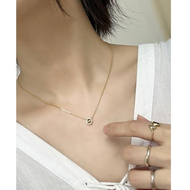 マイケルコース ネックレス レディース スターリングシルバー925 ゴールド 可愛い アクセ おしゃれ シンプル MKロゴ サークル ペンダント キュービックジルコニア ブランド アクセサリー 女性 誕生日 プレゼント ギフト MICHAEL KORS MKC1726CZ710　成人 卒業 入学_5