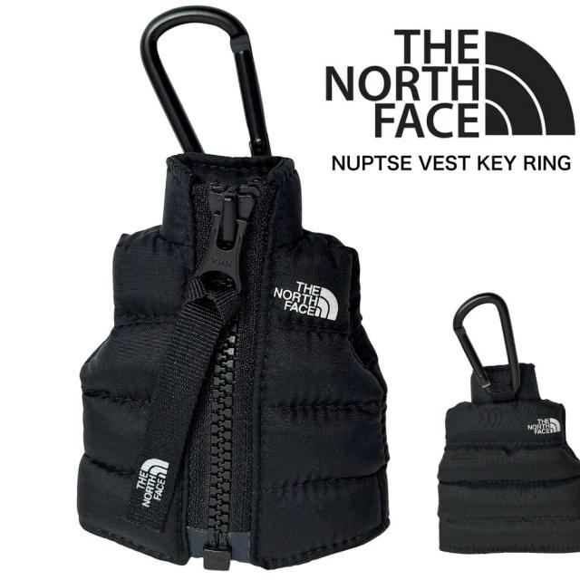 ノースフェイス キーリング キーホルダー ダウンベスト風 ヌプシ メンズ レディース THE NORTH FACE NUPTSE VEST KEY RING バッグチャーム カラビナ 誕生日 プレゼント 友達 彼氏 彼女 NA5AR03A 成人 卒業 入学
