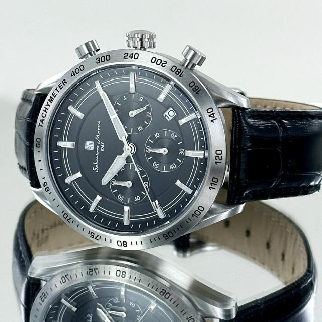 国内正規品 サルバトーレマーラ メンズ 父の日 腕時計 手表 おしゃれ レザー 革ベルト 防水 高級感 クロノグラフ 男性 誕生日 プレゼント 入社祝い 卒業祝い 男性 父 夫 彼氏 記念日 ギフト　成人 卒業 入学