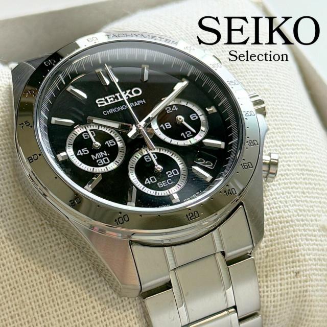 セイコー クロノグラフ メンズ ウオッチ 国内定まり品 SEIKO より抜き 肝ったま 10空圧雨合羽 黒いこと しろがね色 生まれ落ちる日 差し上げ物 成人男性 彼 女房持ち 御父っつぁん 就職御祝い 商行為 背広 仕事量用 SBTR013 成年者 卒 はいり込む