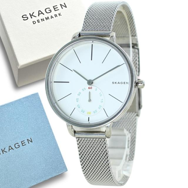 スカーゲン 時計 レディース 腕時計 手表 ハーゲン シルバー メッシュブレス SKW2358 ユニセックス ブランド 誕生日プレゼント　成人 卒業 入学