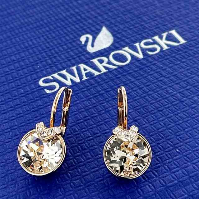 特典つき スワロフスキー ピアス おしゃれ レディース ブランド 紙袋 ショッパー アクセサリーケース 付き SWAROVSKI 誕生日プレゼント