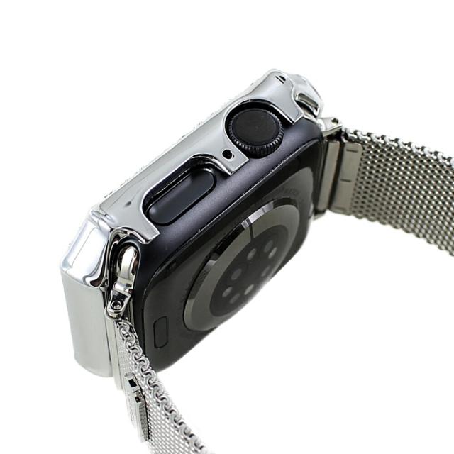 スワロフスキー アップルウォッチ ケース キラキラ クリスタル ピンク バンパーケース おしゃれ apple watch Series 6/5/4 40ミリ用 スマートウォッチ用 女性 ギフト 彼女 誕生日プレゼント　成人 卒業 入学_3