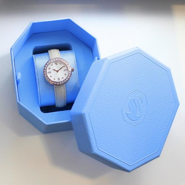 スワロフスキー 腕時計 レディース ギフトに最適 上品 ローズゴールド