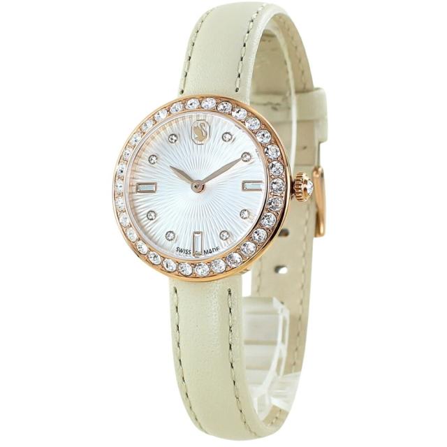 スワロフスキー 腕時計 レディース ギフトに最適 上品 ローズゴールド