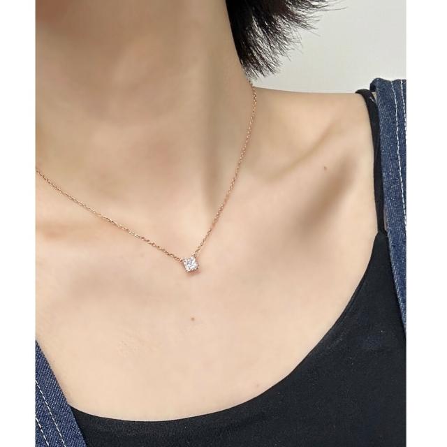 ラッピング済 ギフトセット スワロフスキー 純正ショッパー付き ネックレス レディース シンプル Stilla Attract ペンダント スクエアカット ローズ ホワイト クリスタル ブランド アクセサリー 女性 彼女 妻 母 プレゼント ギフト 5701904　成人 卒業 入学_4