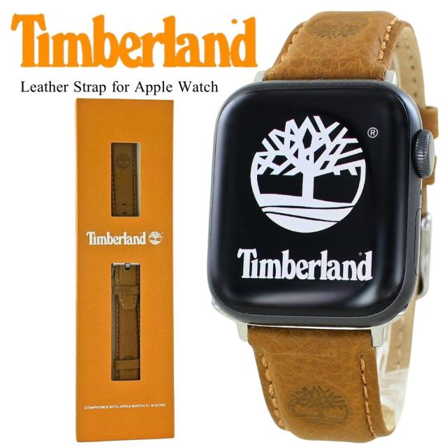 正規品 ティンバーランド Apple Watch ベルト 交換用 本革 レザー ブラウン アップルウォッチ バンド レディース ユニセックス 38mm 40mm 41mm シリーズ Series10 42mm 対応 9 8 7 SE 全シリーズ対応 アップルウォッチ 10 TDOUL0000103　成人 卒業 入学