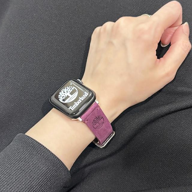 正規品 ティンバーランド Apple Watch ベルト 交換用 本革 レザー パープル アップルウォッチ バンド レディース ユニセックス 38mm 40mm 41mm シリーズ Series10 42mm 対応 9 8 7 SE 全シリーズ対応 アップルウォッチ 10 TDOUL0000213　成人 卒業 入学_6