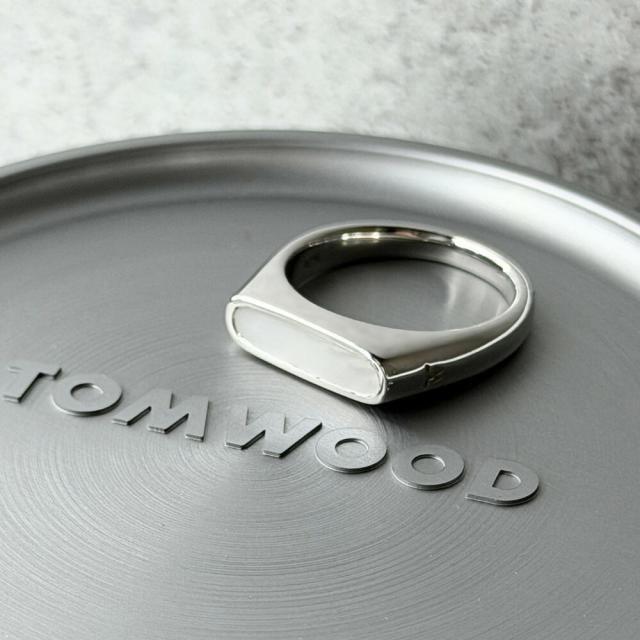 TOMWOOD トムウッド リング メンズ レディース シルバー925 指輪 天然石 ホワイトMOP シンプル おしゃれ ブランド アクセサリー ギフト プレゼント 100656 成人 卒業 入学
