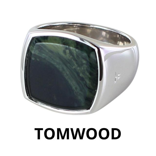 TOMWOOD トムウッド リング メンズ レディース シルバー925 指輪 天然石 クッション カンババ おしゃれ ブランド アクセサリー ギフト プレゼント 101568 成人 卒業 入学_1