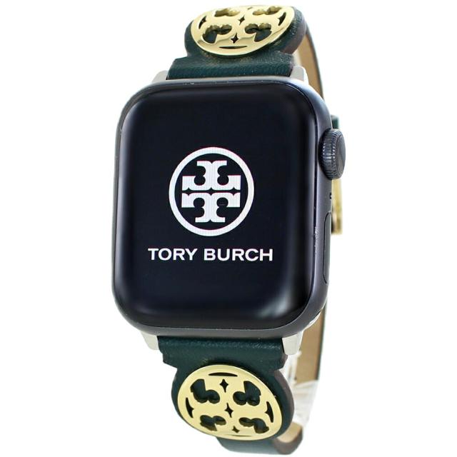 アップルウォッチ バンド レディース ブランド トリーバーチ おしゃれ かわいい レザー グリーン 仕事用 ビジネス アップルウォッチベルト 交換バンド 着せ替え Apple Watch strap シリーズ 9 8 7 SE 対応 38mm 40mm 41mm ベルト 彼女 誕生日 プレゼント お祝い_3