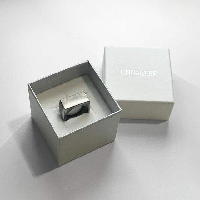 正規品 ウノアエレ ショッパー付き リング メンズ 指輪 シルバー925 19号 23号 おしゃれ かっこいい イタリア製 ギフト プレゼント 贈り物 男性 友達 彼氏 父 旦那 誕生日 婚約 結婚記念日 成人式 お祝い　成人 卒業 入学_5
