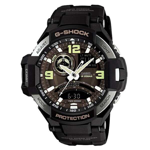 国産】 G-SHOCK - CASIO カシオ G-SHOCK GA-1000 黒 青の通販 by bai's