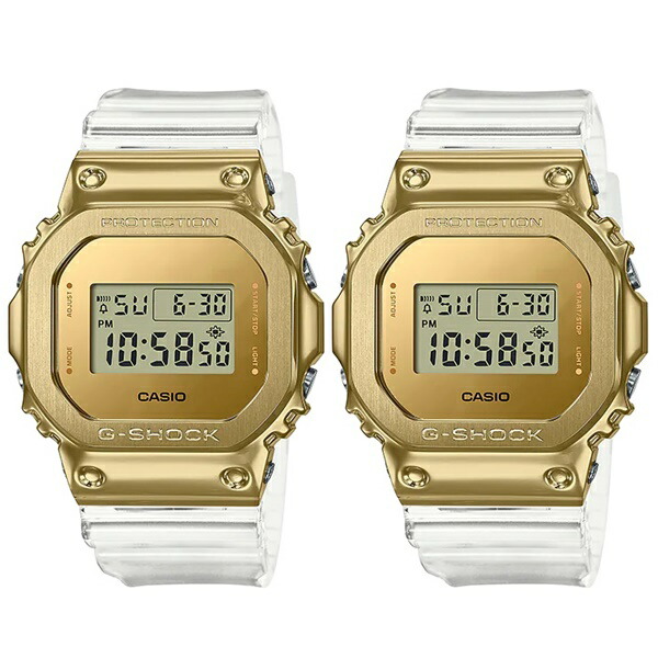 ペアウォッチ カップル お揃い CASIO G-SHOCK Gショック ジーショック カシオ メンズ レディース 腕時計 デジタル スクエア 海外モデル の通販は