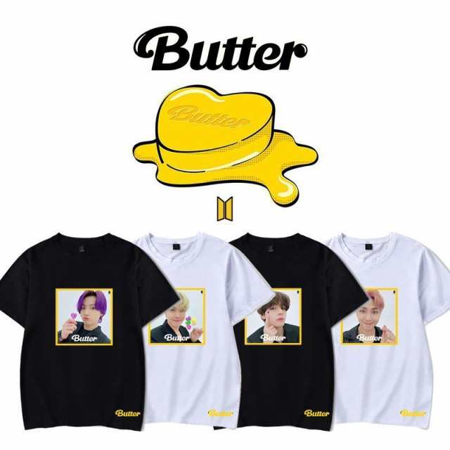 新品 BTS BT21 BTS グッズ 服 Butter ッズ 服 Tシャツ 半袖 歌を歌う服 日常着 周辺応援服 グッズ レディース メンズ  男女兼用 春夏Tシャの通販はau PAY マーケット - SASA au PAY マーケット店