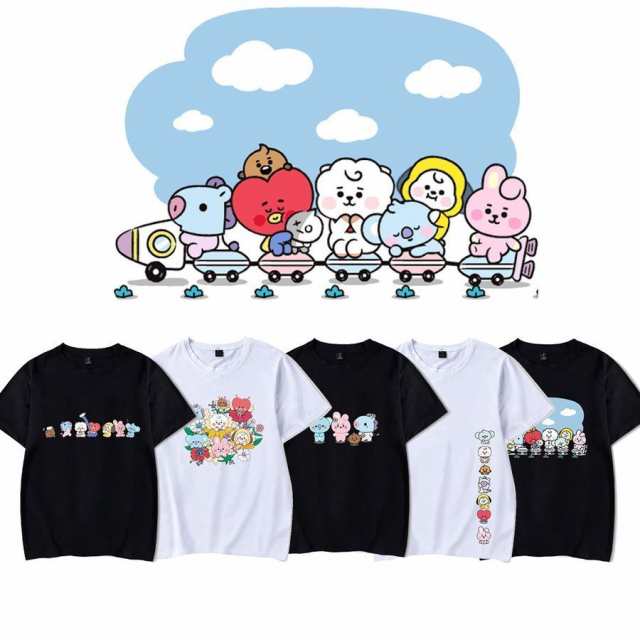 新品 BTS BT21 ins ッズ 服 Tシャツ 半袖 歌を歌う服 日常着 周辺応援服 グッズ レディース メンズ 男女兼用 春夏Tシャツ通気 韓流 グッズの通販はau PAY マーケット - SASA au PAY マーケット店