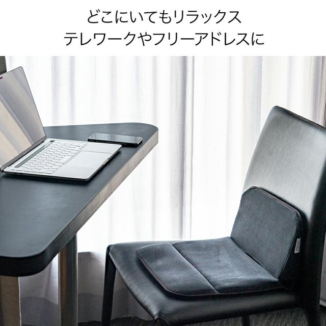 エクスジェル メーカー公式 EXGEL モバイルクッションD MOB11 日本製 携帯 ゲル クッション 持ち運び ジェルクッション テレワーク 出張 腰 姿勢 腰痛 サポート お尻 痛み デスクワーク 腰痛対策クッション 体圧分散 折りたたみクッション 座布団 プレゼント ギフト_5